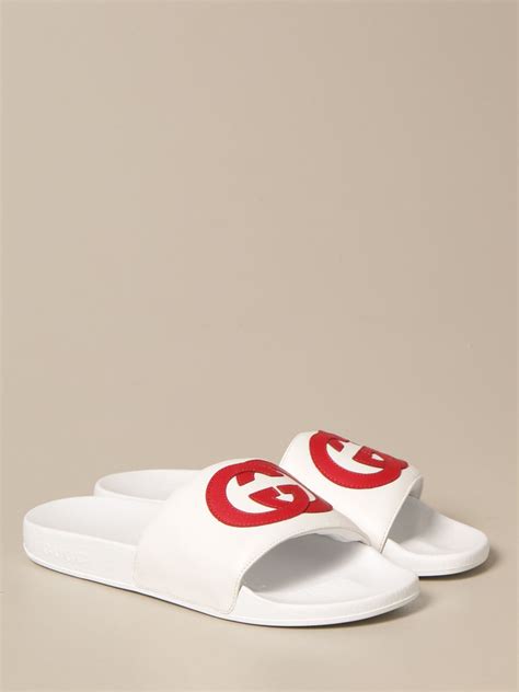 gucci flat shoes white|Gucci outlet flats.